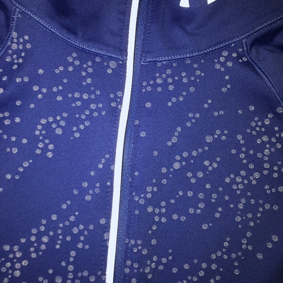Under Armour Blue Reflective Quarter Zip NWOT - Picture 3 of 10